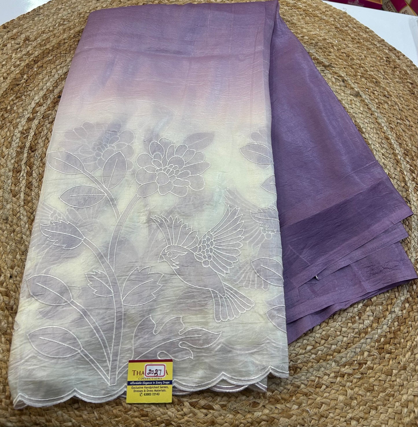 Soft Organza Embroidery Sarees