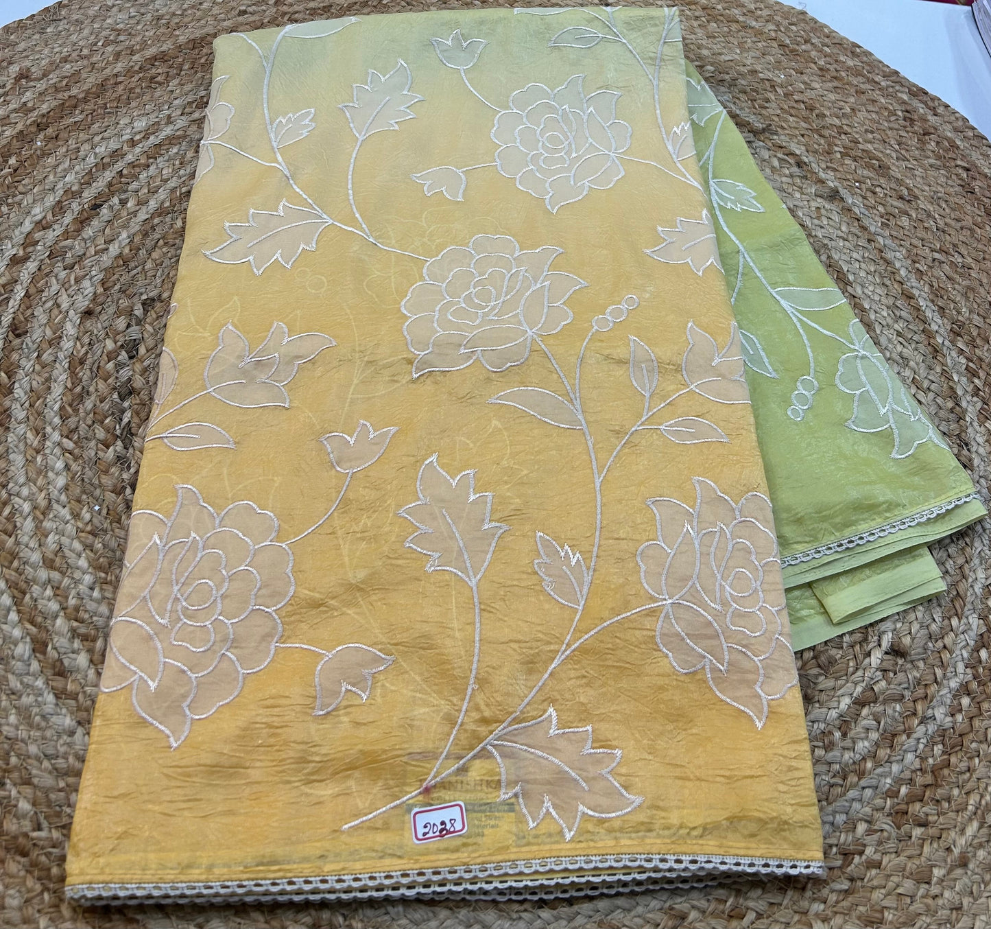 Soft Organza Embroidery Sarees
