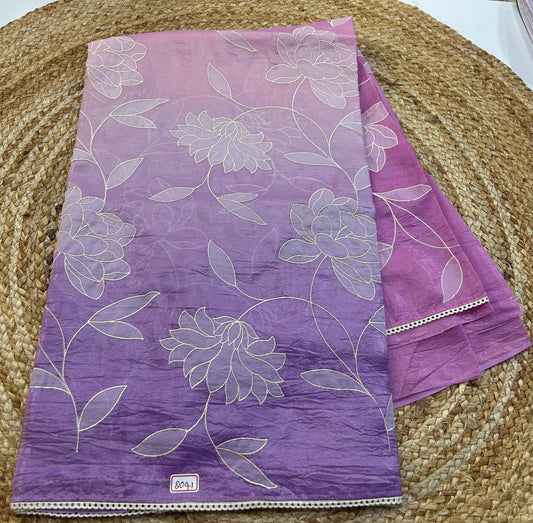 Soft Organza Embroidery Sarees