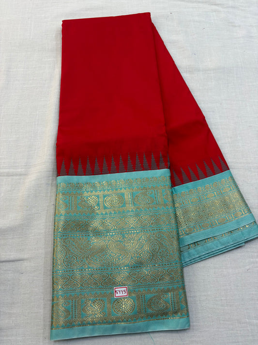 Semi Gadwal Silk Saree