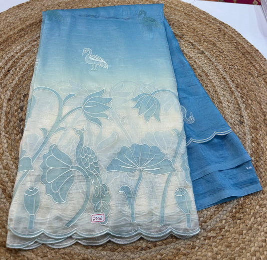 Soft Organza Embroidery Sarees