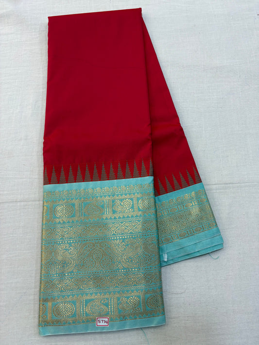 Semi Gadwal Silk Saree