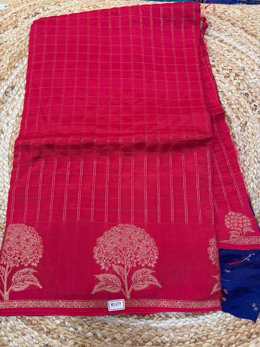 Russian Crepe saree