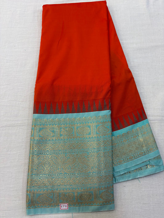Semi Gadwal Silk Saree