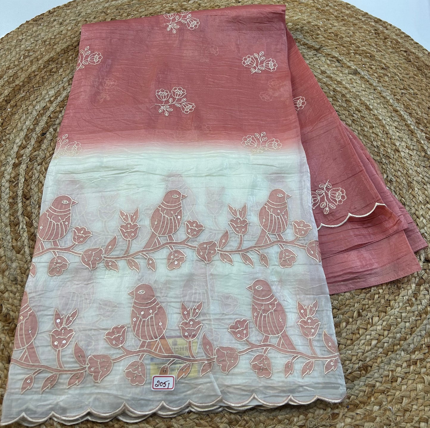 Soft Organza Embroidery Sarees