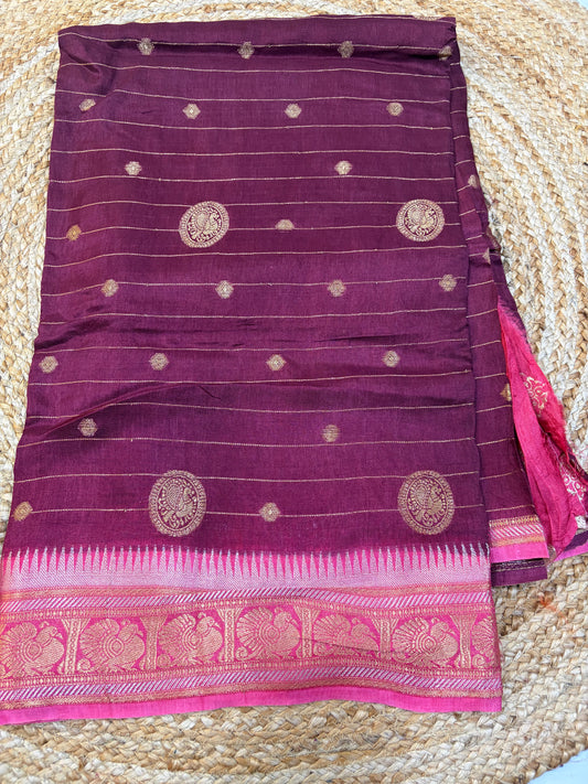 Russian Crepe saree