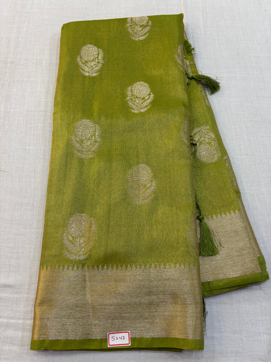 Green Mango Tissue Saree
