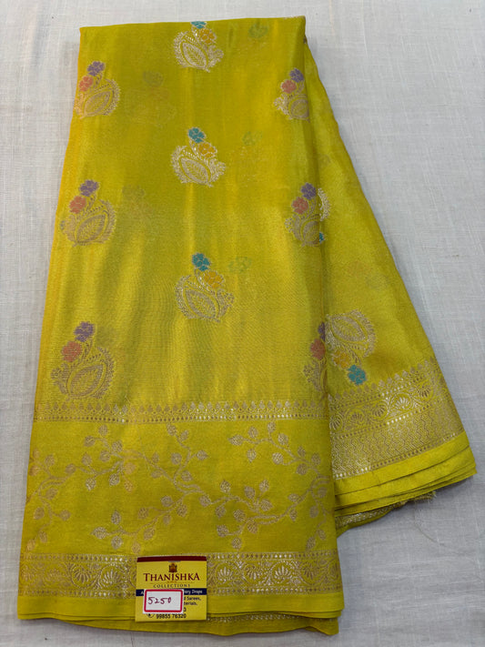 Green Mango Tissue Saree