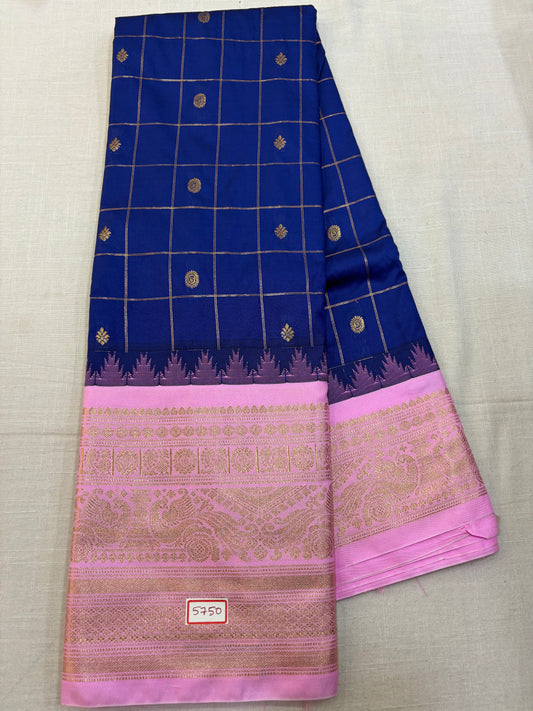 Semi Gadwal Silk Saree