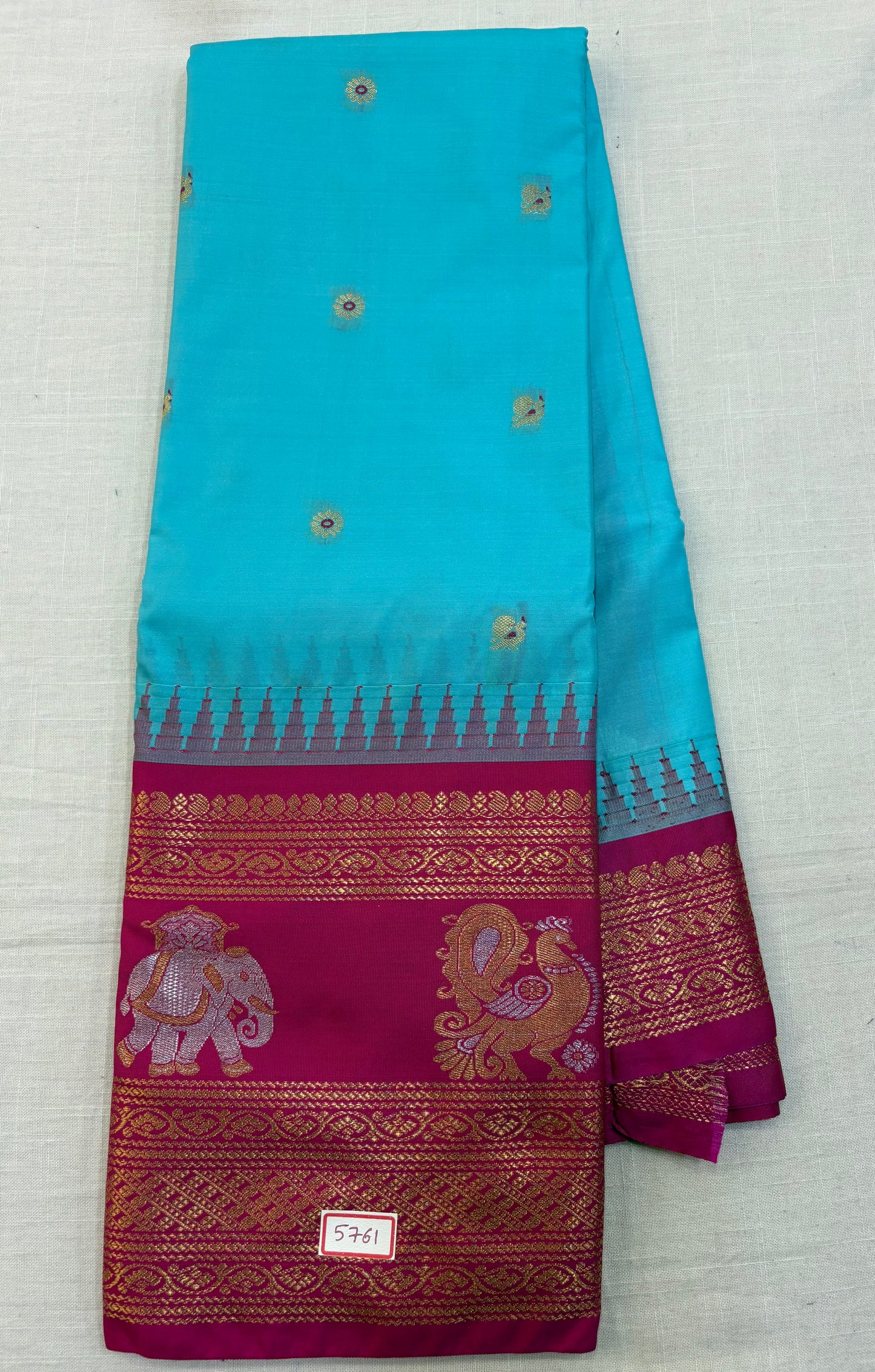Semi Gadwal Silk Saree