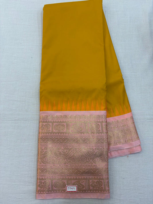 Semi Gadwal Silk Saree