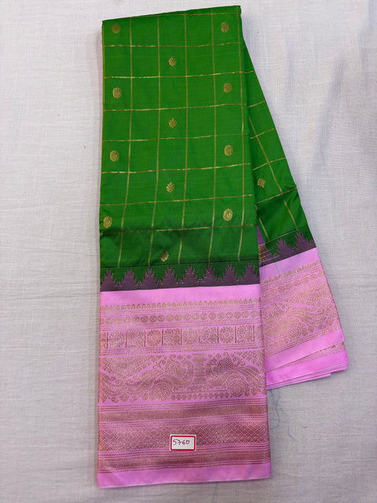 Semi Gadwal Silk Saree