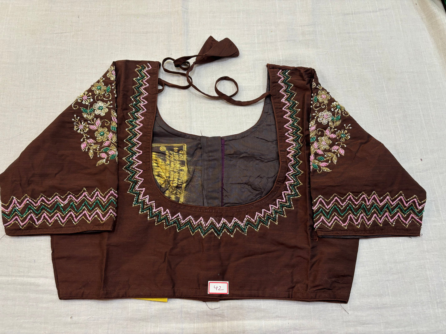 Raw Silk Maggam work blouses