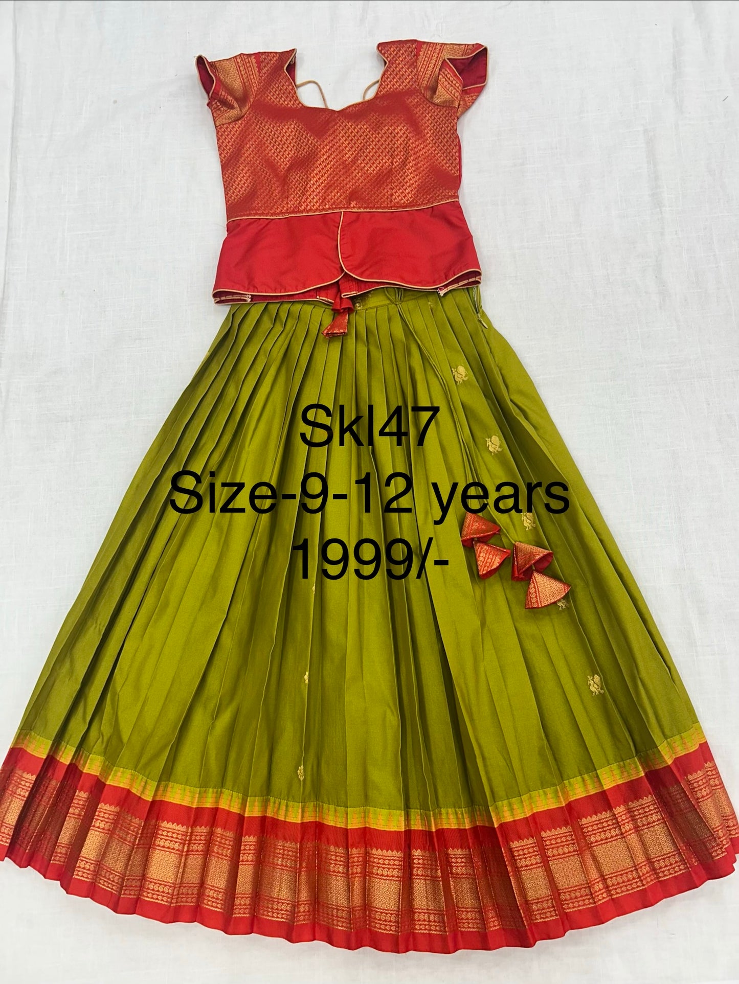 Kid’s lehenga Stitched