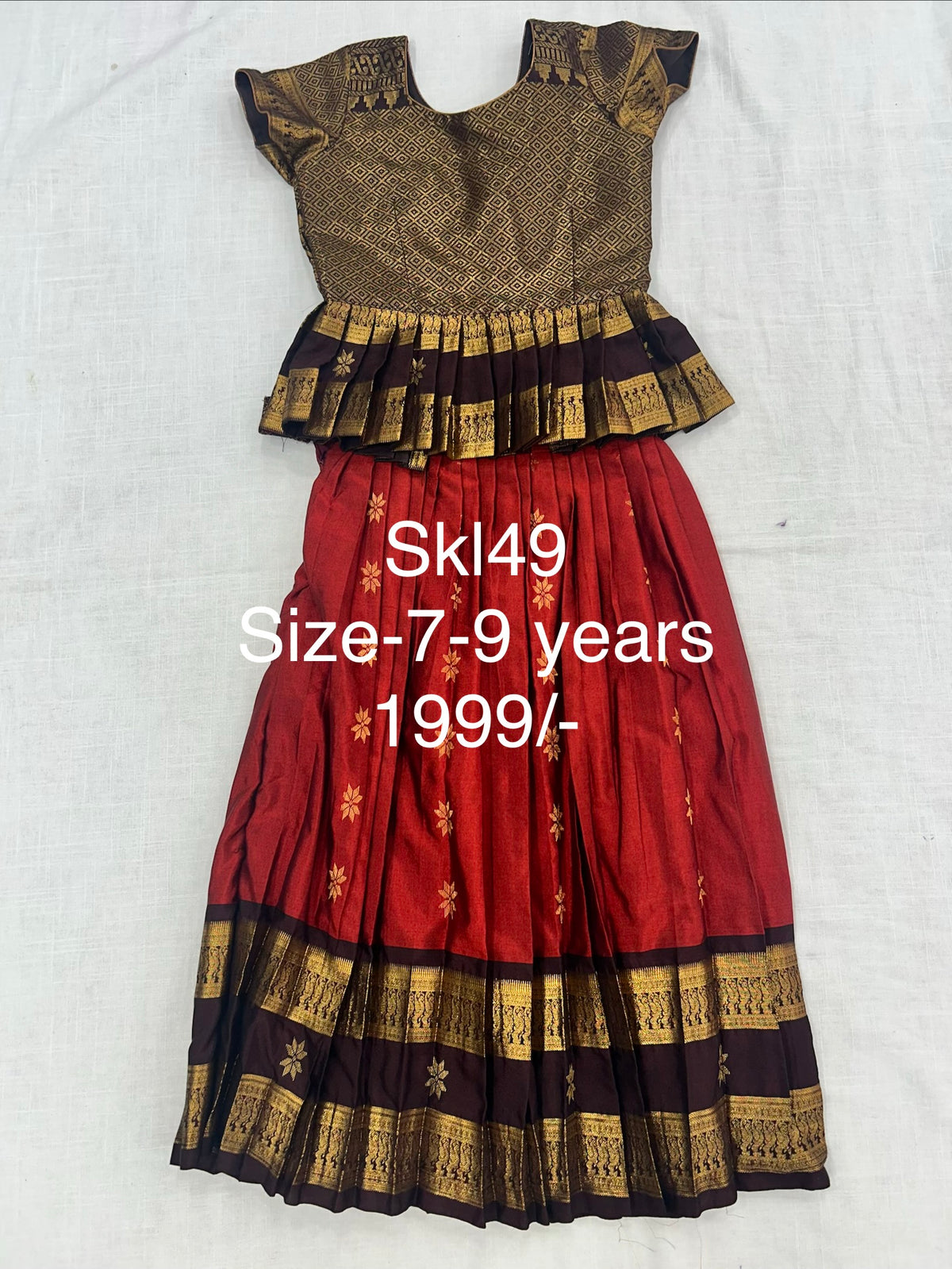 Kid’s lehenga Stitched
