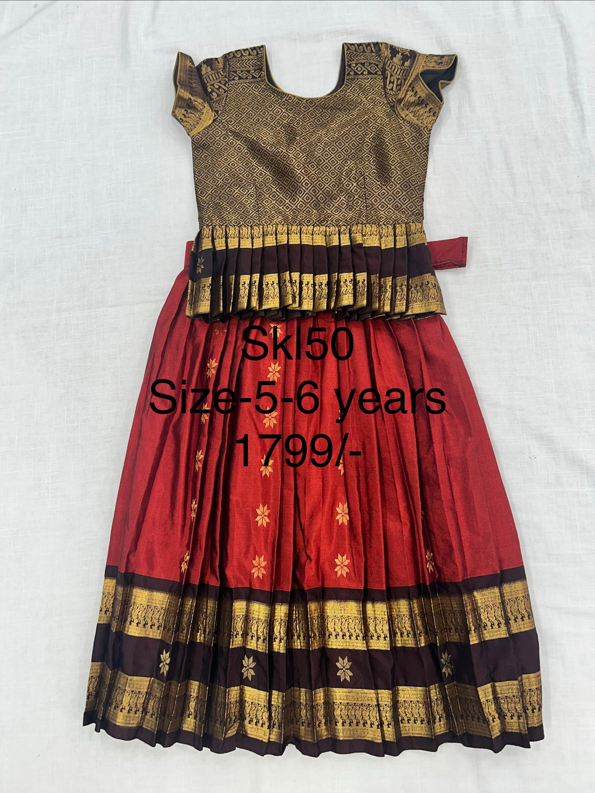 Kid’s lehenga Stitched