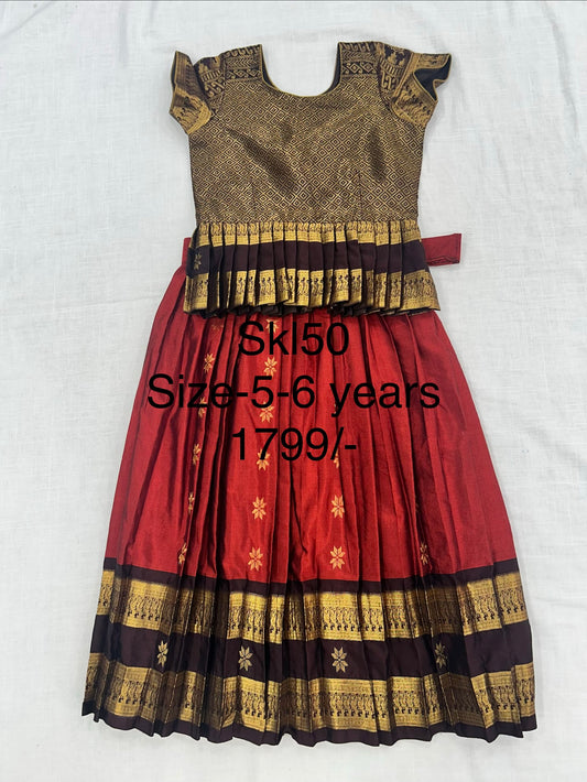 Kid’s lehenga Stitched