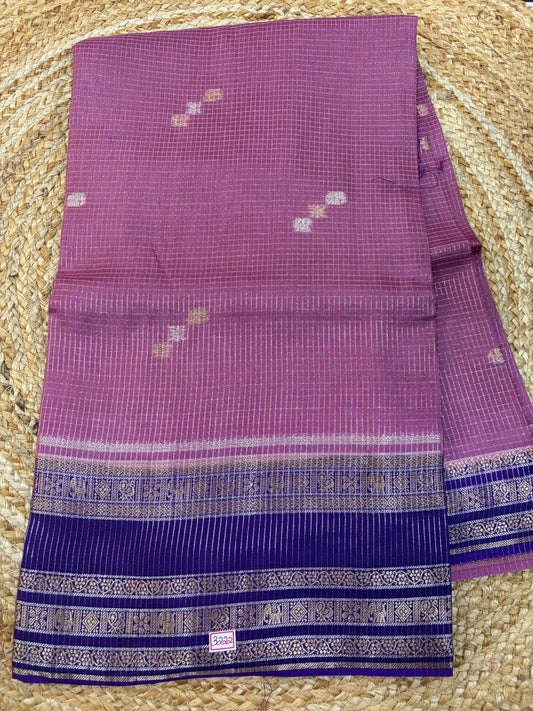 Russian Crepe Checks saree