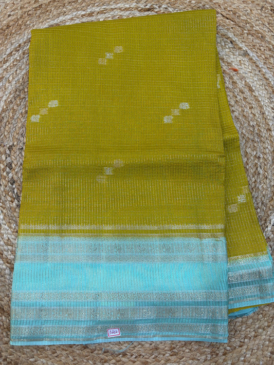 Russian Crepe Checks saree