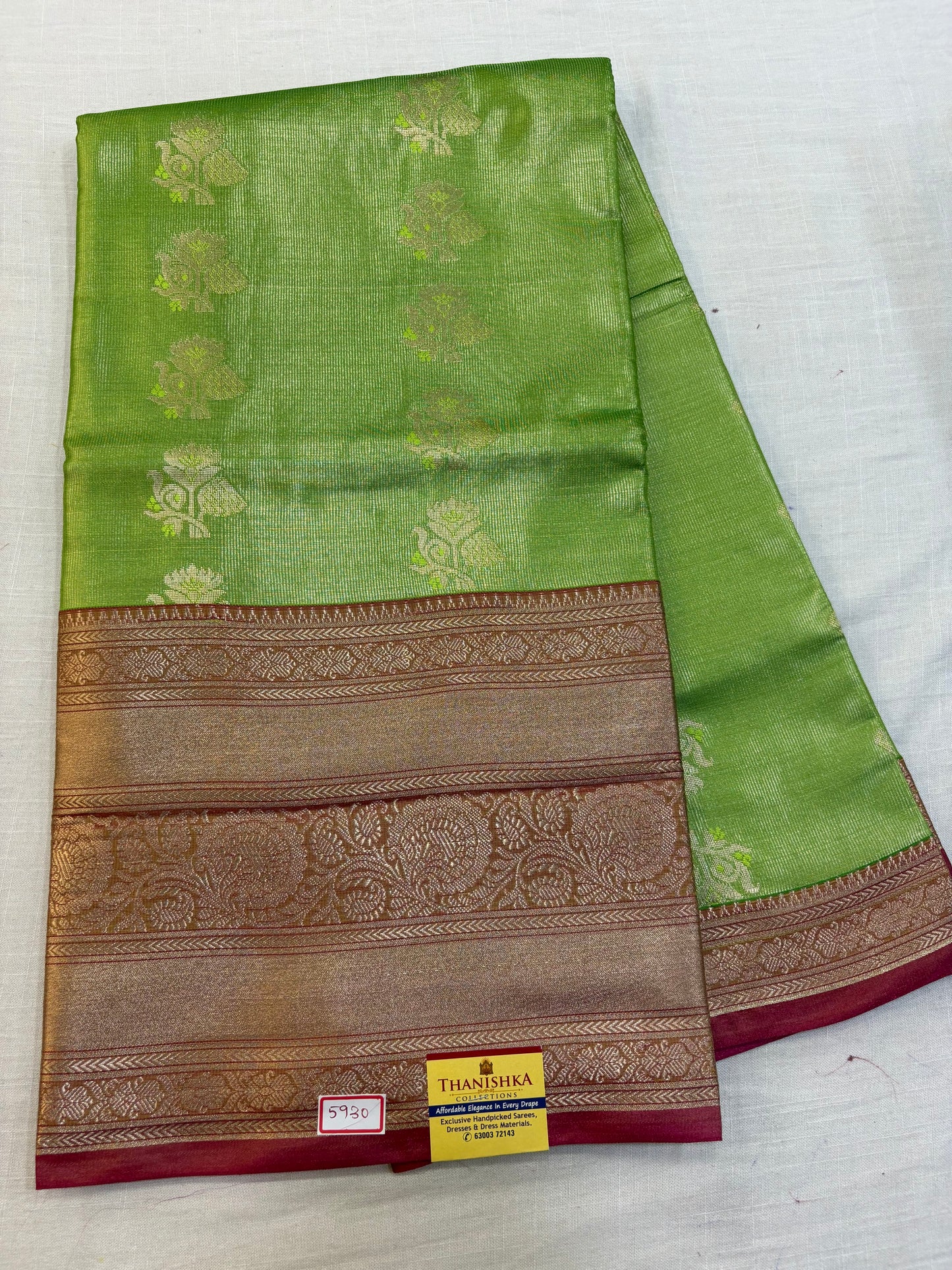 Tissue Semi Uppada Saree