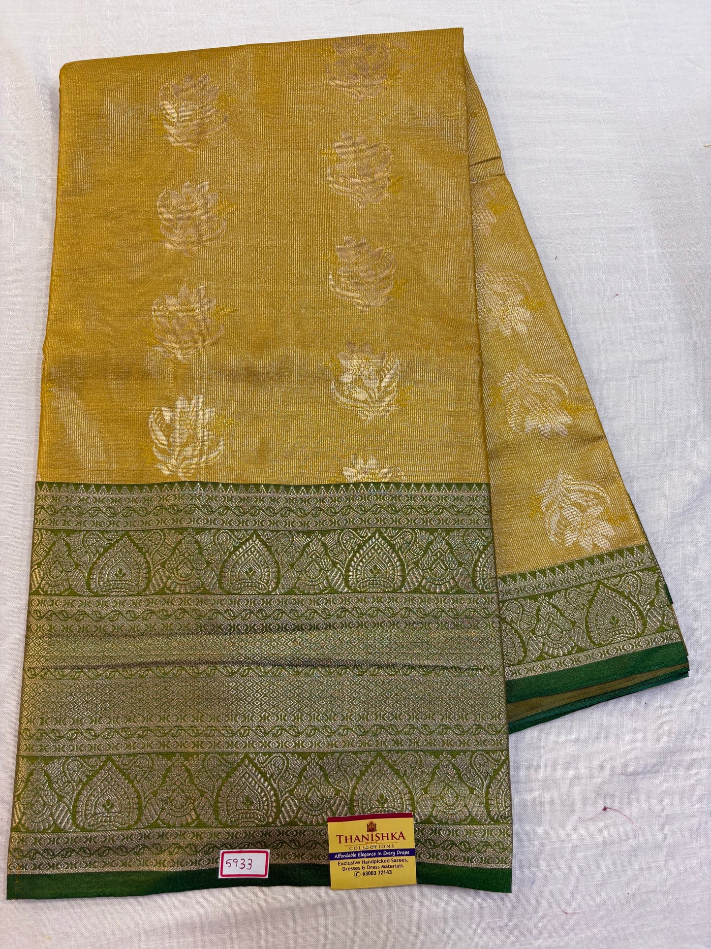 Tissue Semi Uppada Saree