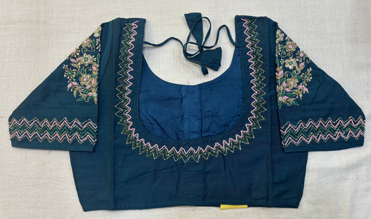 Raw Silk Maggam work blouses
