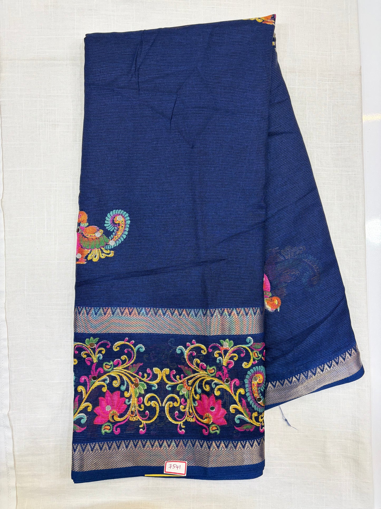 Fancy Mangalgiri Tanjore print Saree