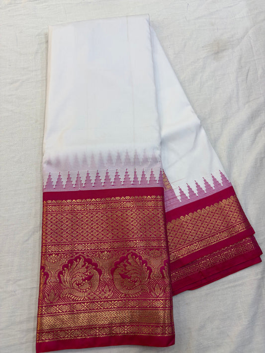 Semi Gadwal Silk Saree