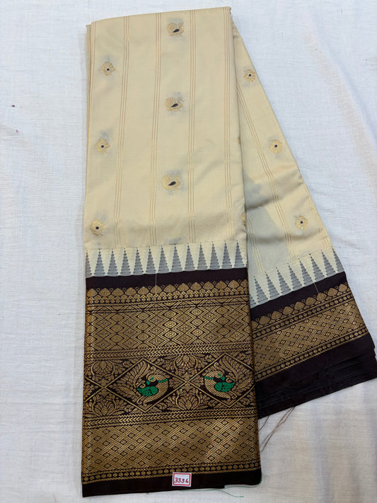 Semi Gadwal Checks Saree