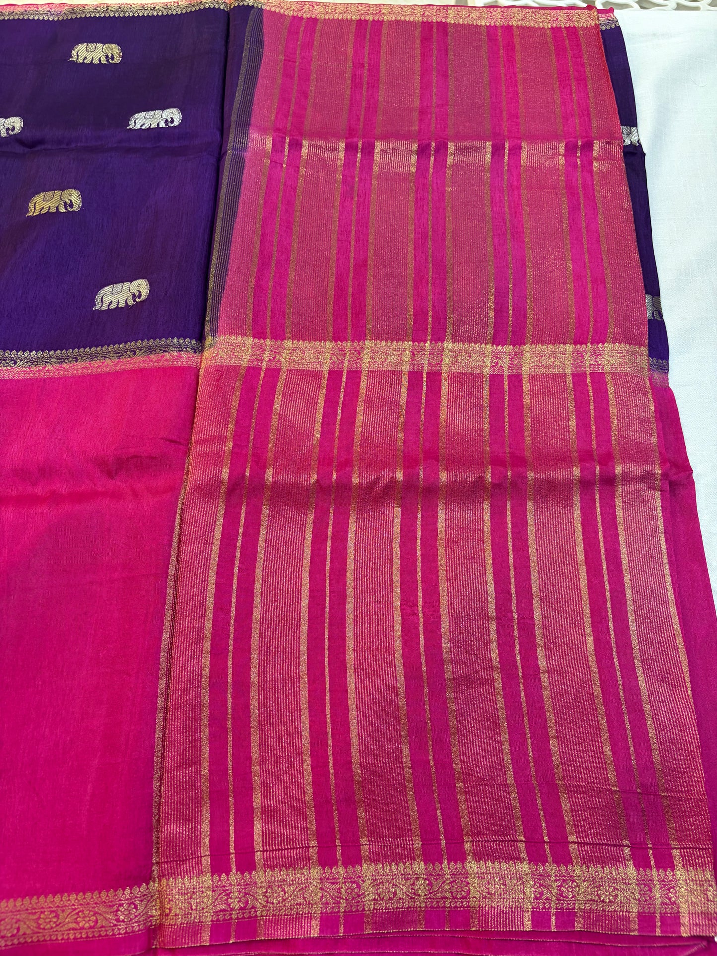 Russian Crepe saree