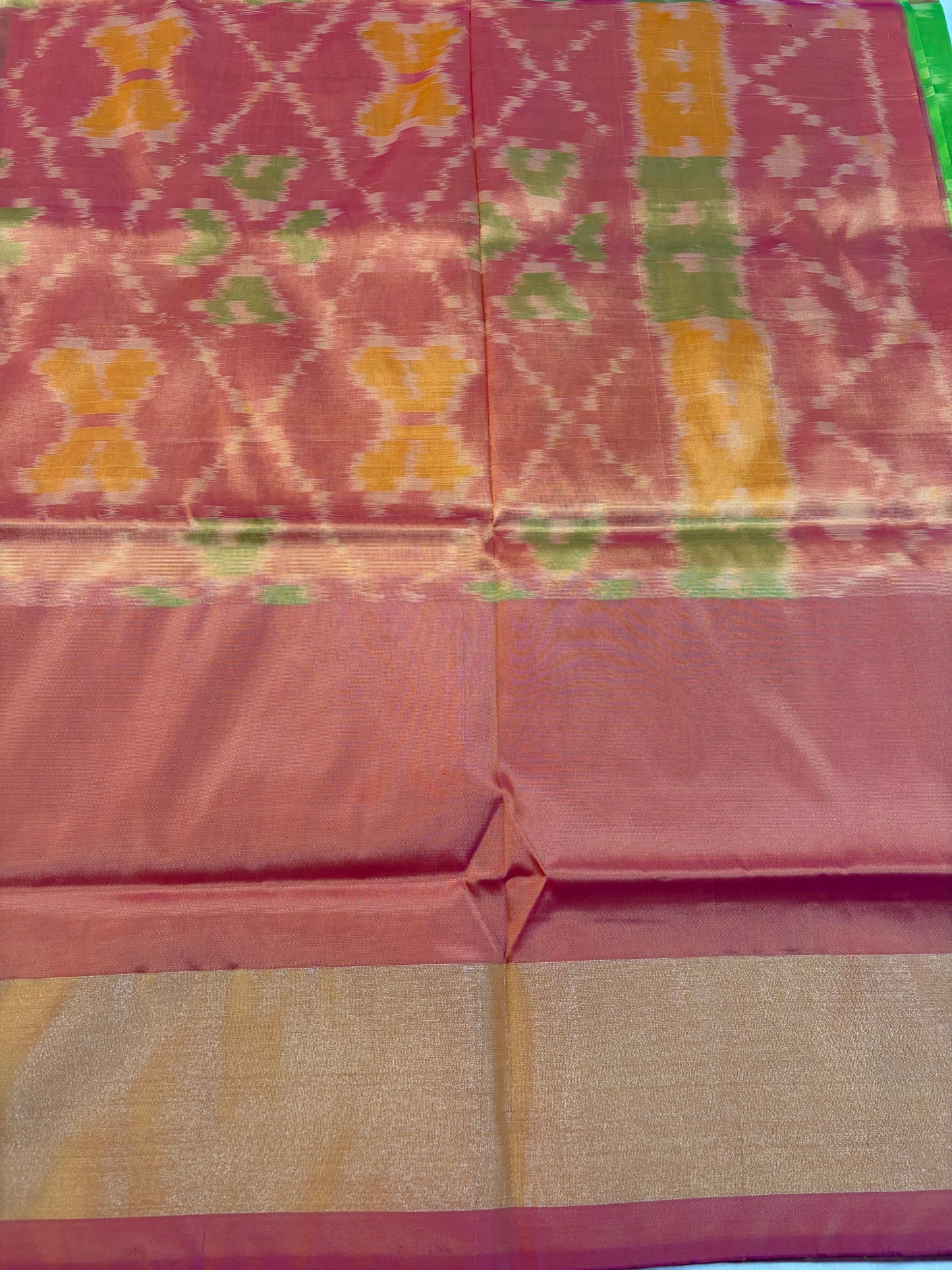 Pochampally ikkat Weaving sarees