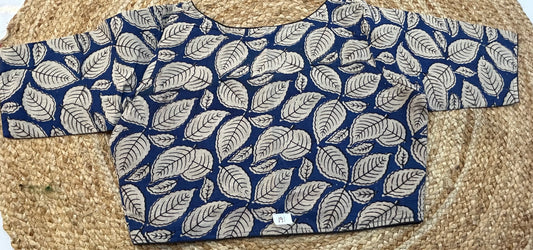 Kalamkari ReadyMade High Neck Blouse