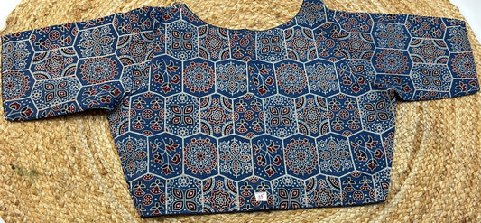 High Neck ReadyMade Blouse