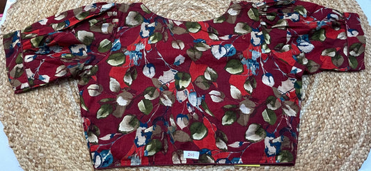 Fancy ReadyMade High Neck Blouse