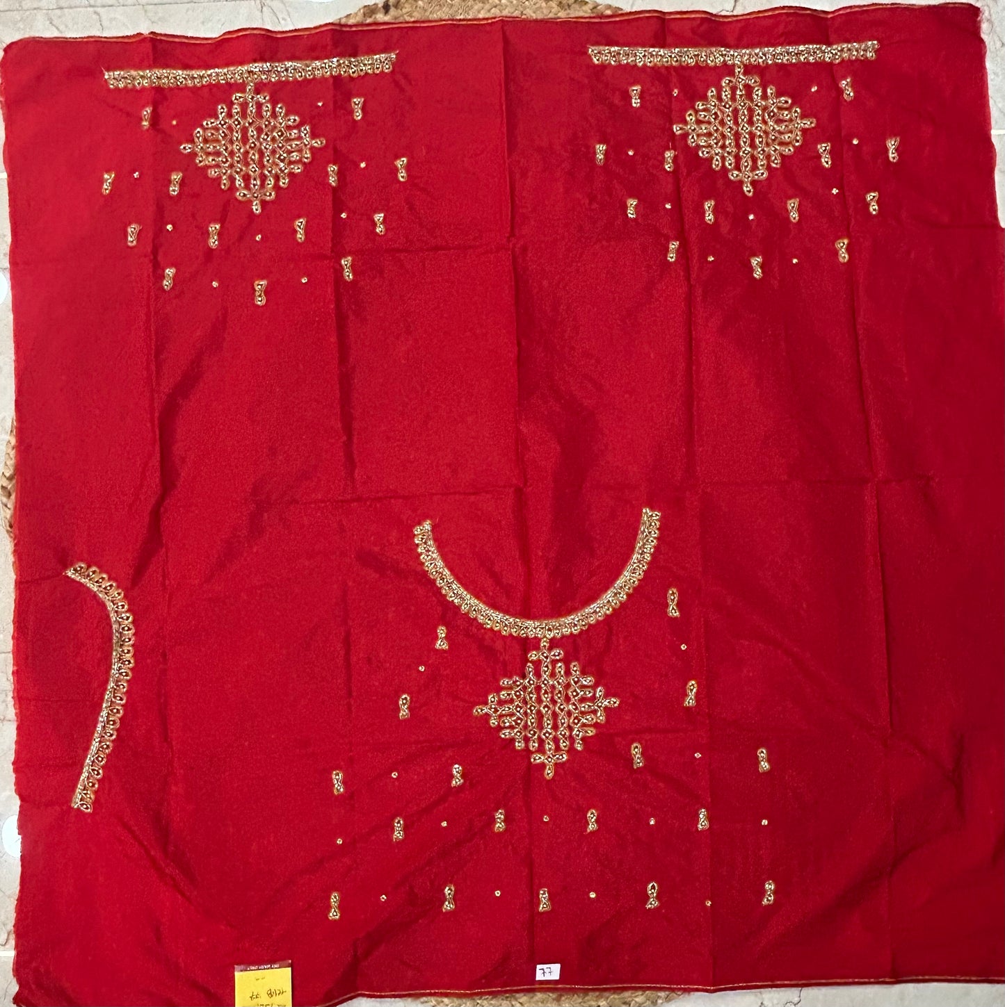 Bridal Kolam Design Maggam work Blouse