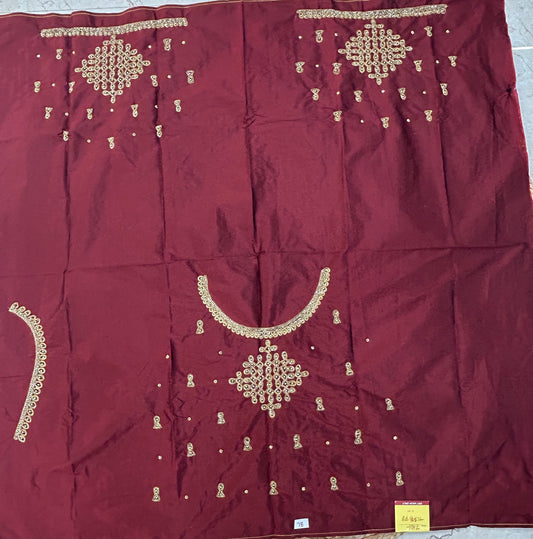 Bridal Kolam Design Maggam work Blouse