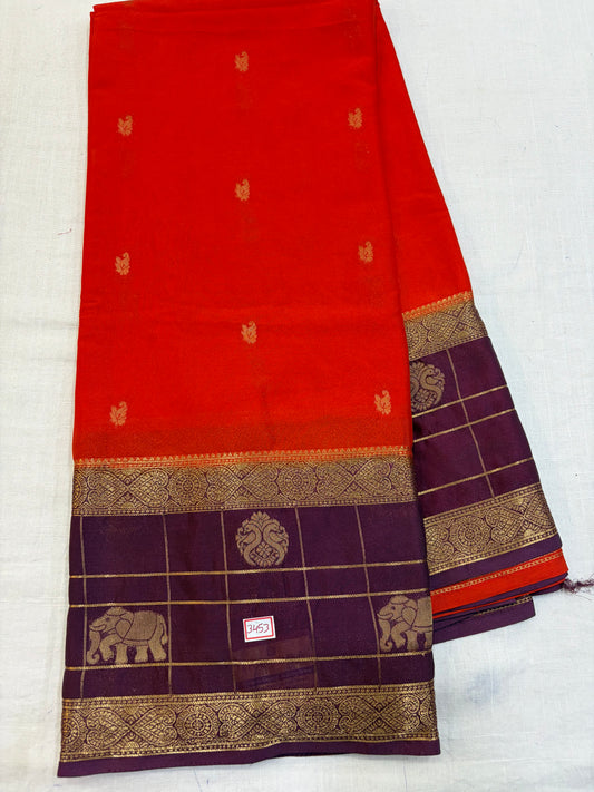 Mysore Crepe Gap borders Rich Pallu