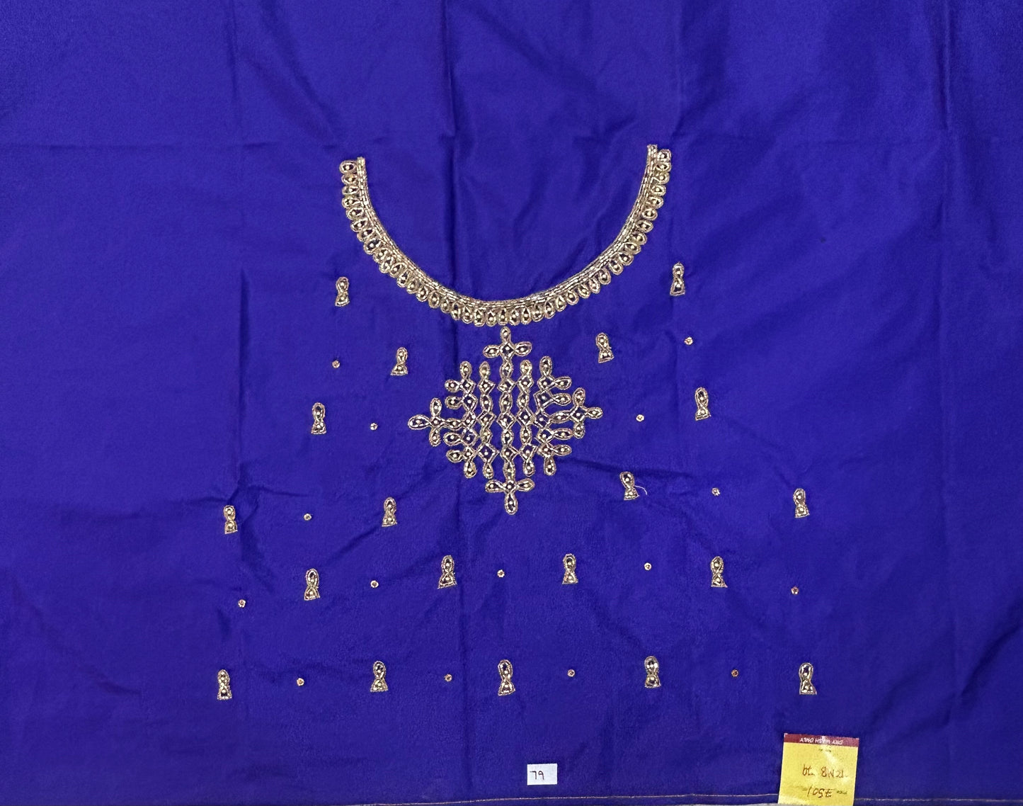 Bridal Kolam Design Maggam work Blouse