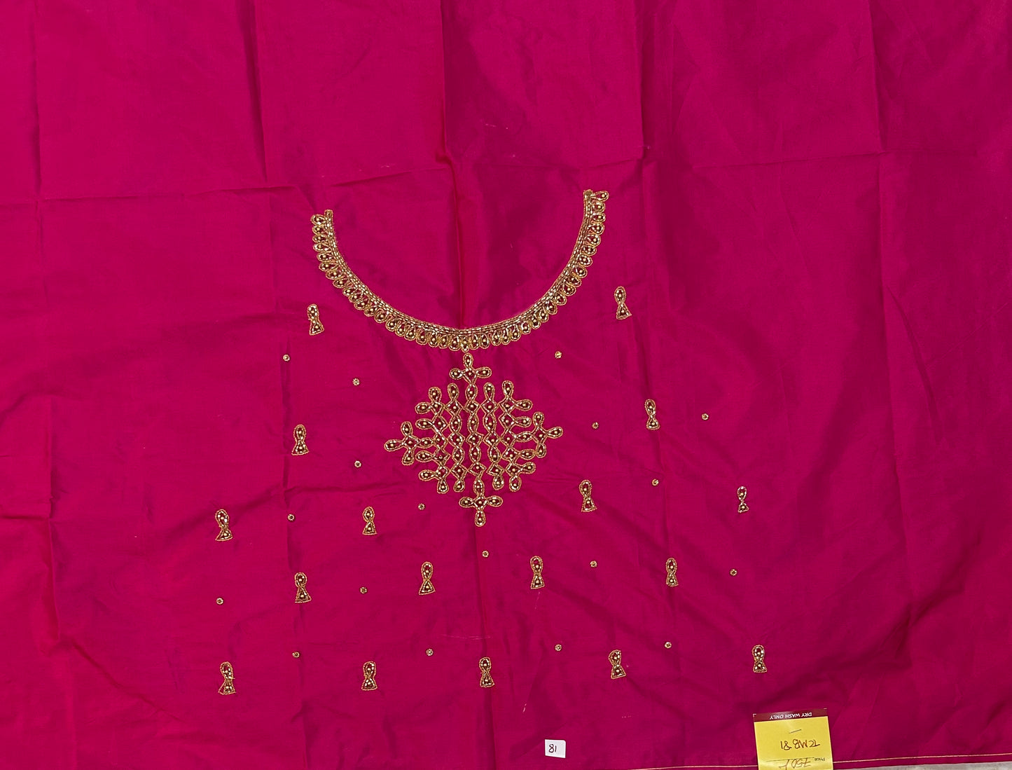 Bridal Kolam Design Maggam work Blouse