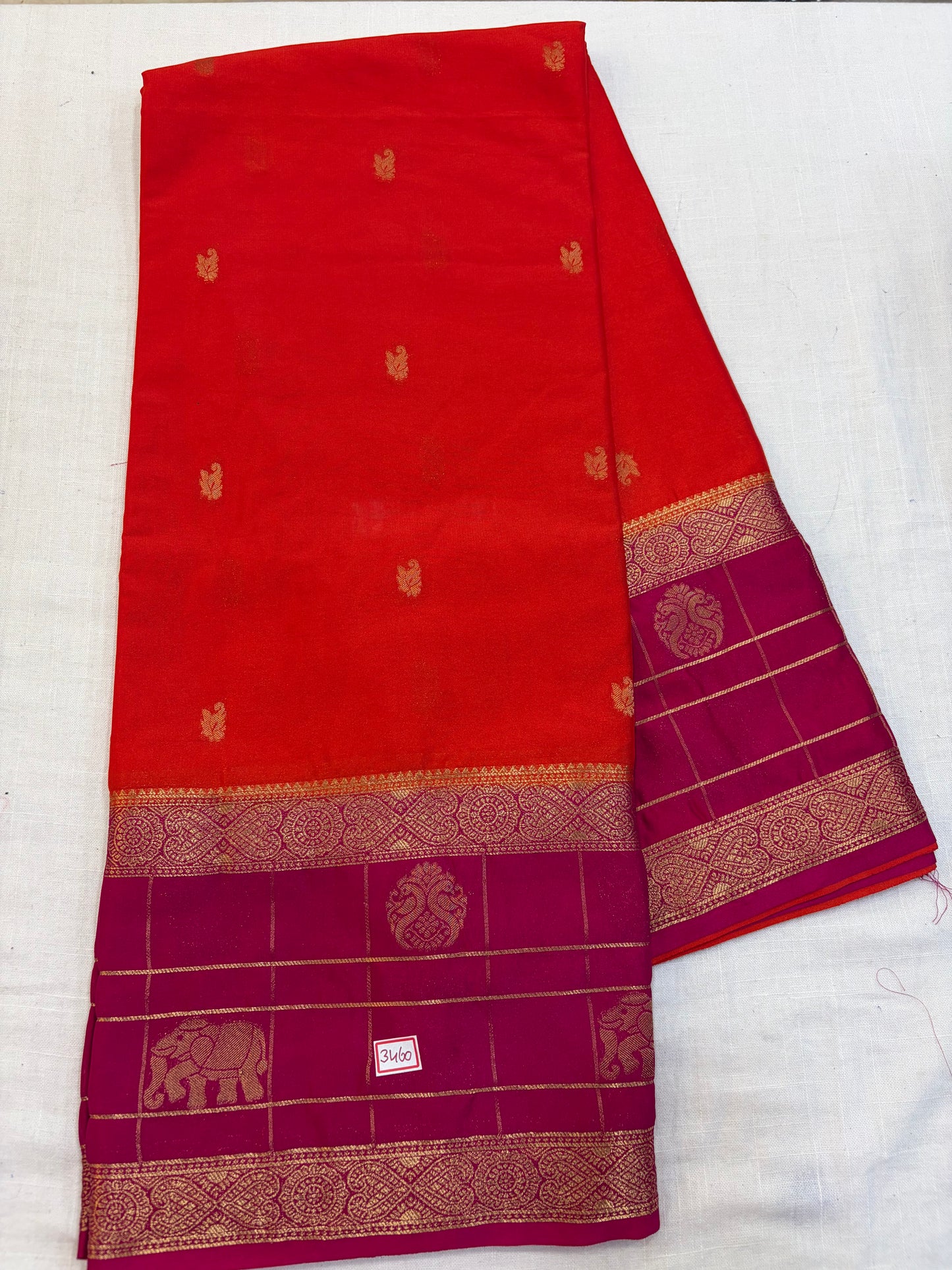 Mysore Crepe Gap borders Rich Pallu