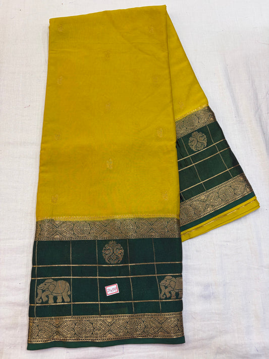 Mysore Crepe Gap borders Rich Pallu
