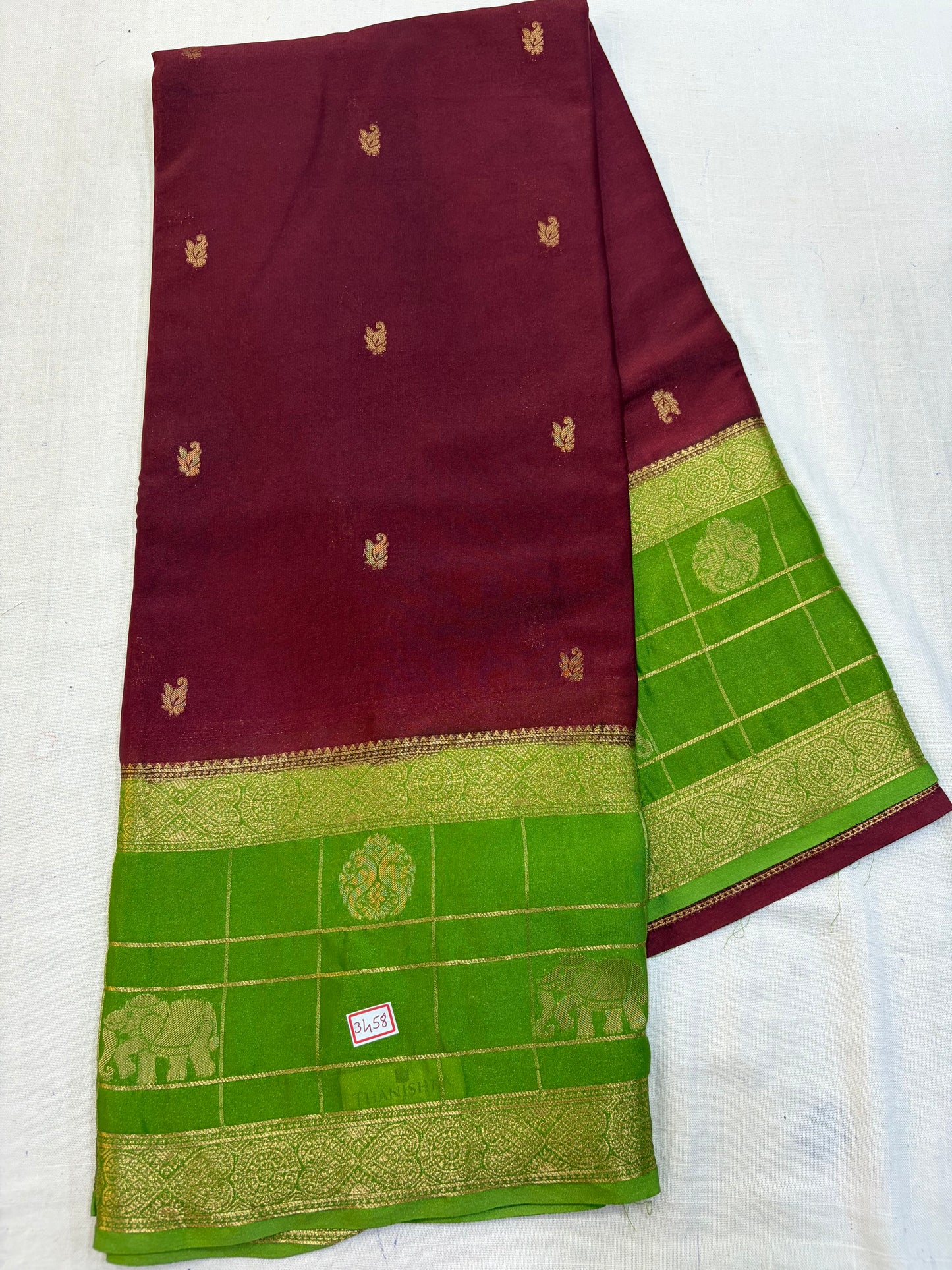 Mysore Crepe Gap borders Rich Pallu