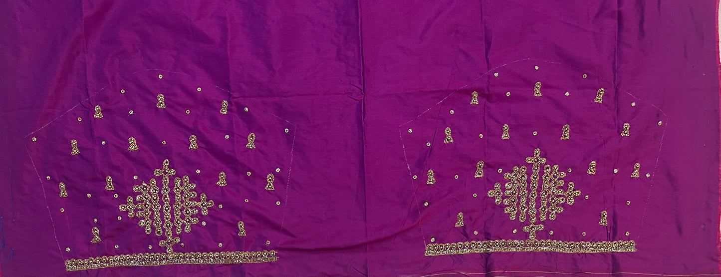 Bridal Kolam Design Maggam work Blouse