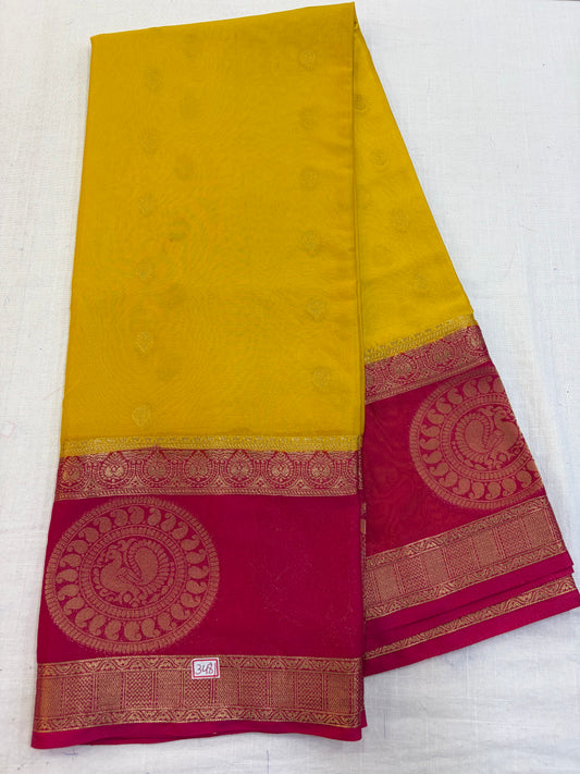 Mysore Crepe Gap borders Rich Pallu