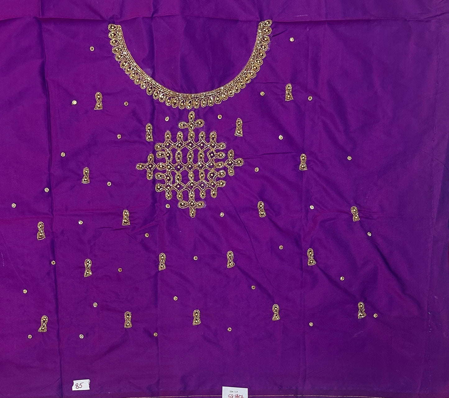 Bridal Kolam Design Maggam work Blouse