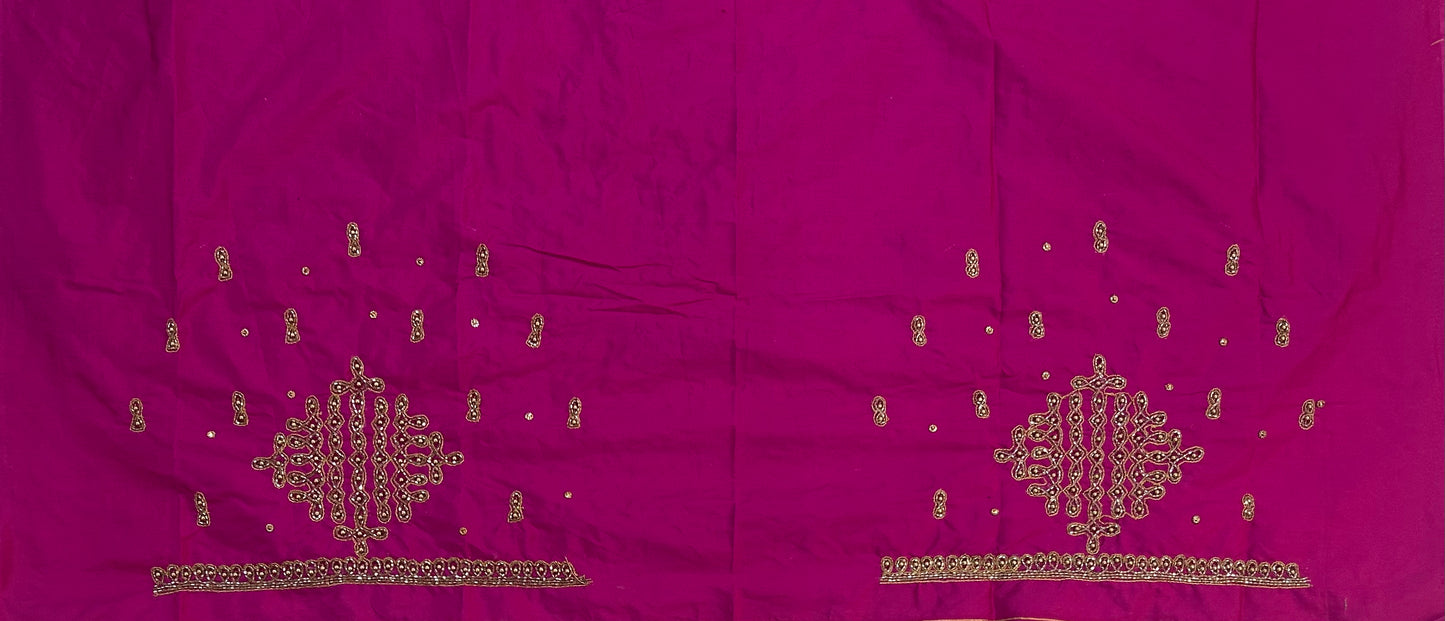 Bridal Kolam Design Maggam work Blouse