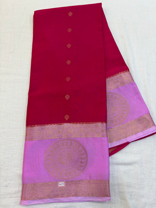 Mysore Crepe Gap borders Rich Pallu