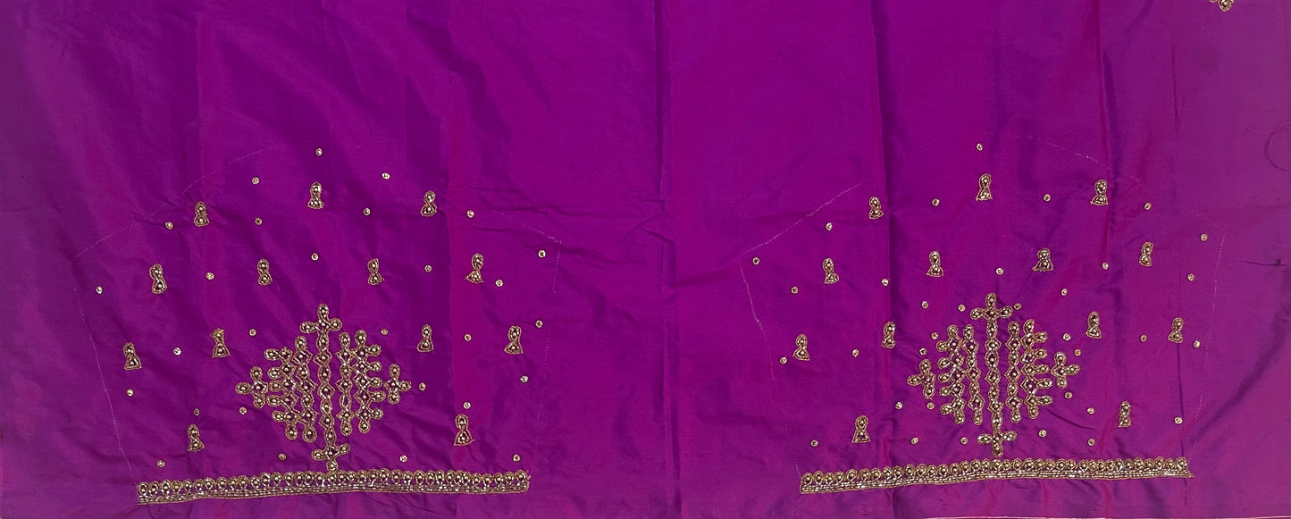 Bridal Kolam Design Maggam work Blouse