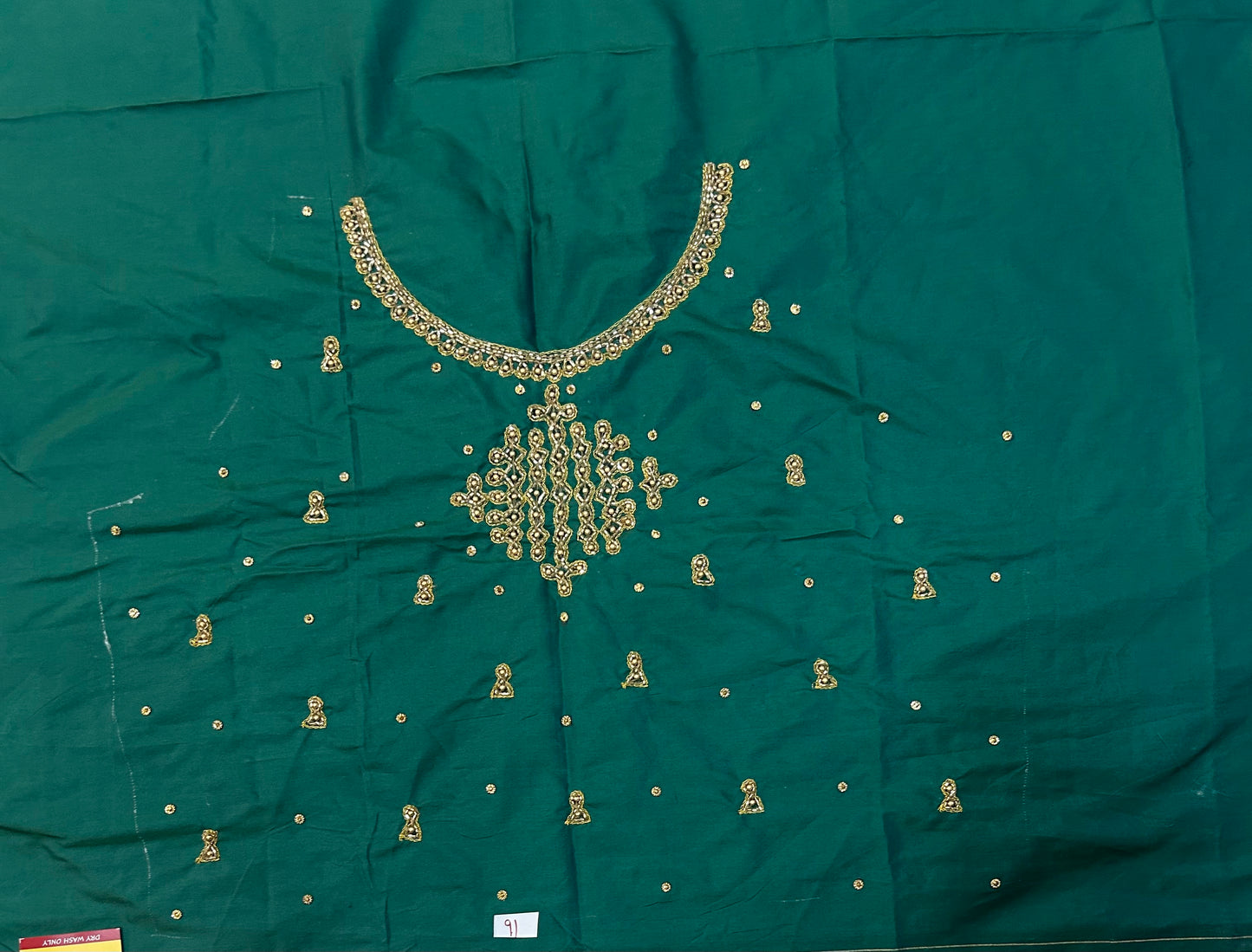 Bridal Kolam Design Maggam work Blouse