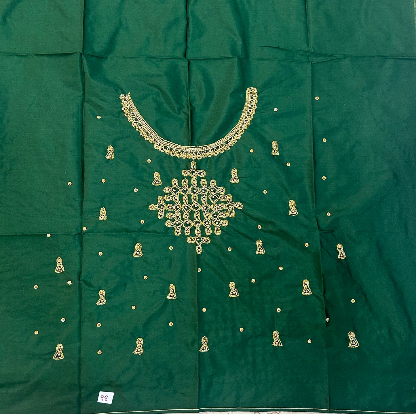 Bridal Kolam Design Maggam work Blouse